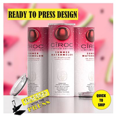 Ciroc Watermelon | Ready to Press Sublimation Design | Sublimation Transfer | Obsessed With The Heat Press ™