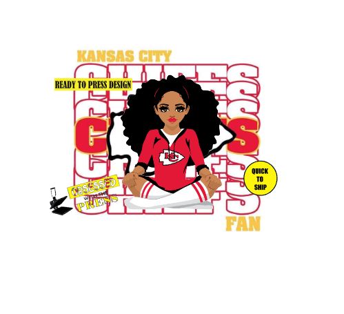 Chiefs Girl NFL 2 | Ready to Press Sublimation Design | Sublimation Transfer | Obsessed With The Heat Press ™